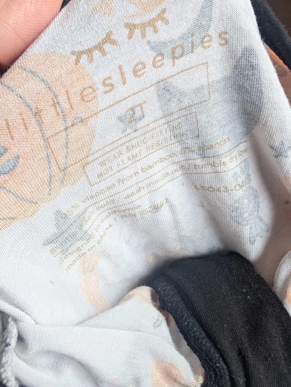 Little Sleepies " Boo Crew" Convertible Zippy/ 2T - Picture 5 of 5